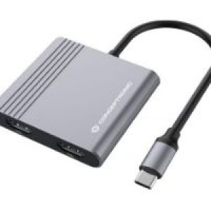 Adaptador CONCEPTRONIC 4en1 USB-C 3.0 Gris (DONN13G)