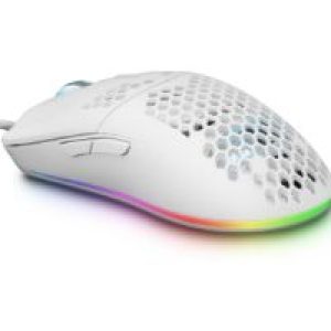 Ratón Mars Gaming RGB USB-A 12400dpi Blanco (MMAXW)