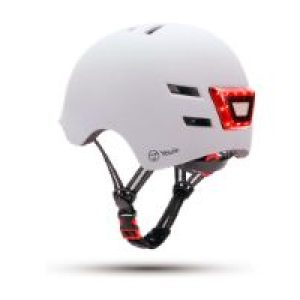 Casco Youin LED Frontal/Trasera Talla L Blanco (MA1011)