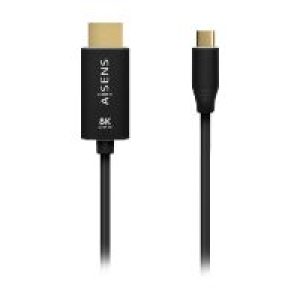 Cable AISENS USB-C/M a HDMI/M 8K 1m Negro (A109-0711)