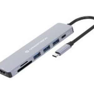 Adaptador CONCEPTRONIC USB-C 7en1 100W Gris (DONN19G)