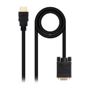 Nanocable HDMI/M a VGA/M 1.8m Negro (10.15.4348)