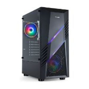 Caja Gaming TooQ Biohazard ATX mATX Negra (TQGCC102-B)