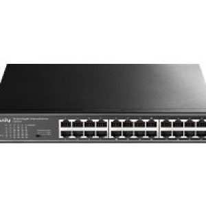 Switch CUDY 24xRJ45 GbE Rack Negro (GS1024)
