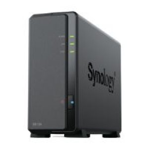 NAS Synology DiskStation 1Gb SATA 1 Bahía Negro (DS124)