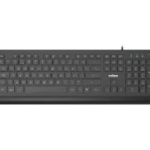 Teclado NILOX USB 2.0 1.5m Español Negro (NXKBE000014)