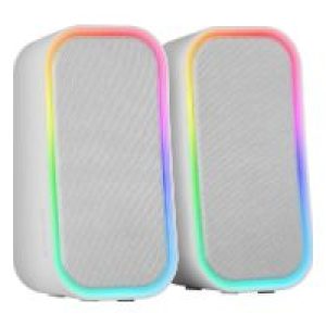 Altavoces Mars Gaming 2.0 20W RGB BT Blancos (MSOMW)