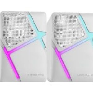 Altavoces Mars Gaming 2.0 RGB 10W 3.5mm Blancos (MSHW)