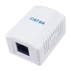 Roseta EQUIP 1xRJ45 Cat.6a Hembra Blanco (EQ235215)