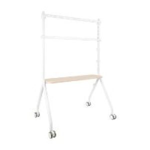 Soporte de Suelo TOOQ 49″-80″ Blanco/Haya (FS20207M-W)