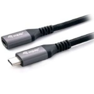 Cable EQUIP USB-C/M a USB-C/H 0.5m Negro (128370)