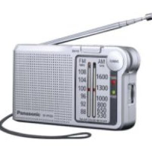 Radio FM Portátil Panasonic Plata (RF-P150DEGS)