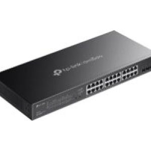 Switch TP-Link 16xPoE 8xRJ45 4xSFP GbE Negro (SG2428LP)