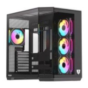 Caja Nfortec Pulsar ARGB ATX ITX Negra (NF-CS-PULSAR-B)