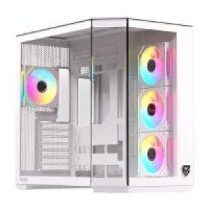 Caja Nfortec Pulsar ARGB ATX ITX Blanca(NF-CS-PULSAR-W)