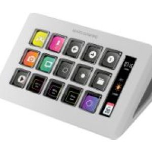 Control Deck Mars Gaming LCD 15 Teclas Blanco (MSDONEW)