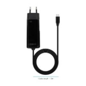 Cargador TooQ USB-C PD 45W Negro (TQLC-USBCGAN45PD-C)