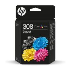 Tinta HP 308 Pack Negro/Tricolor (6L6S6UE)