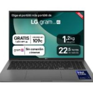 LG U7-255H 16Gb 1Tb 16″ FreeDOS Negro (16ZD90T-G.AX78B)