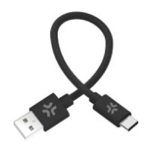 Cable CELLY USB-A a USB-C 60W 30cm (USBAUSBCCOT30BK)