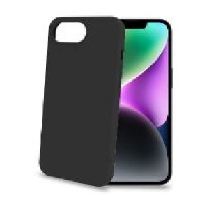 Funda CELLY Cromo para iPhone 16E Negro (CROMO1123BK)
