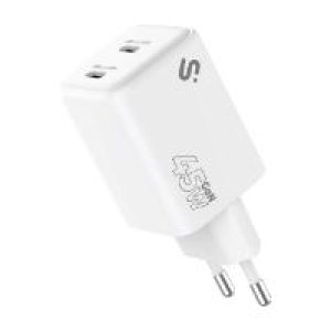 Cargador Pared SUBBLIM 45W 2USB-C Blanco(SUBCHG-6G4520)