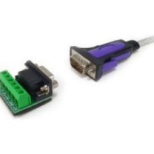 Adaptador EQUIP USB-A a DB9 Cable 1.5m Gris (133387)