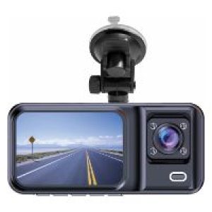 Cámara DashCam DENVER Doble 2″ IPS Negra (CCT-2500)