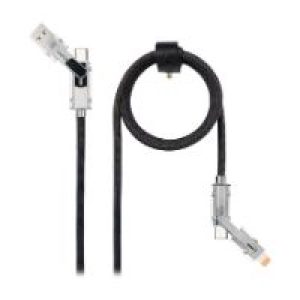 Nanocable USB-C+USB-A a Lightning+USB-C 1m (10.01.2601)