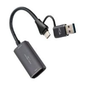 Capturadora Video Nanocable HDMI a USB-A/C (10.15.0001)