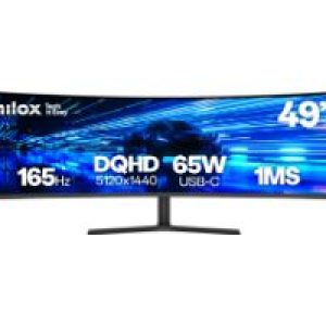Monitor NILOX 49″ 165Hz VA Dual QHD Curvo (NXM49CRVDC2)