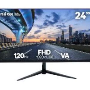 Monitor NILOX 24? 120Hz LCD VA FHD Negro (NXM24FHD1205)