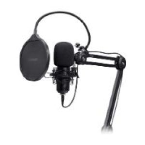 Micrófono Gaming Trust GXT 270 Emita II+ Negro (25770)