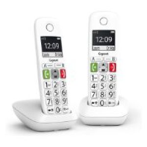 Teléfono Inalámbrico Gigaset E290 DUO Blanco (L36852)