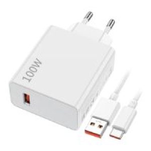 Cargador Pared XIAOMI 100W 1xUSB-C Blanco (BHR095VEU)