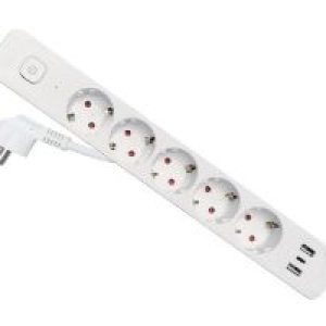 Regleta EQUIP 5xSchuko 3xUSB-A/C Interruptor (EQ245555)