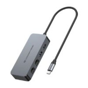 Adaptador CONCEPTRONIC USB-A a 2xRJ45 Gris (ABBY24G)