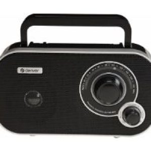 Radio FM DENVER Vintage Analógica Negra (TR-51B BLACK)
