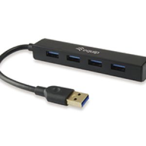 Hub EQUIP Life USB-A 3.0 a 4xUSB-A 3.0 Negro (EQ128953)