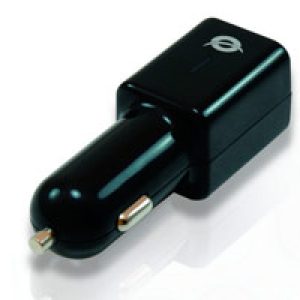 Cargador CONCEPTRONIC Coche 2xUSB 2.0 Negro (CUSBCAR4A)