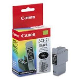 Tinta Canon BCI-21BK Negro 200 páginas (0954A003)