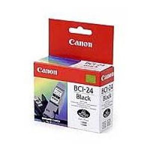 Tinta Canon BCI-24BK Negro 9ml 125 páginas (6881A002)