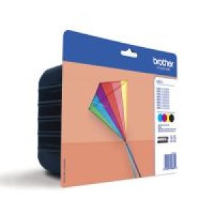 Tinta Brother Pack Negro/Tricolor 550 pág (LC223VALBP)