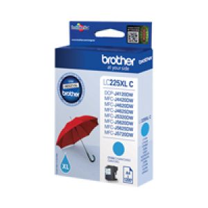 Tinta Brother XL Cian 1200 páginas (LC225XLCBP)
