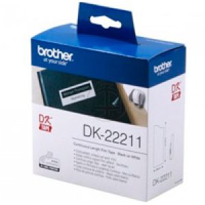 Cinta de Película Plástica BROTHER Blanca (DK-22211)