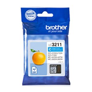 Tinta BROTHER Cian 200 páginas (LC3211C)
