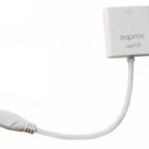 Cable Approx VGA/M a Mini HDMI/H Blanco (APPC20)