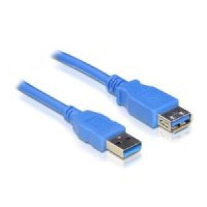 Nanocable USB-A/M a USB-A/H 2m Azul (10.01.0902-BL)
