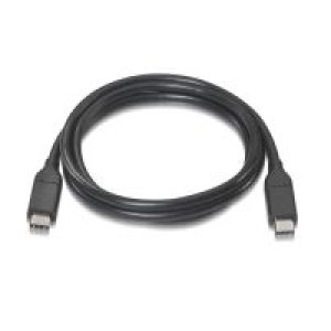 Nanocable USB-C/M a USB C/M 1m Negro (10.01.4101)