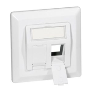 Marco Roseta EQUIP para 2 Conectores Blanco (EQ761303)